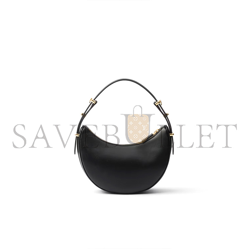 PRADA ARQUÉ SMALL LEATHER SHOULDER BAG 1BC194 (22.5*18.5*6cm)